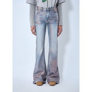 Acne Studios Women Fitted Glitter Jeans